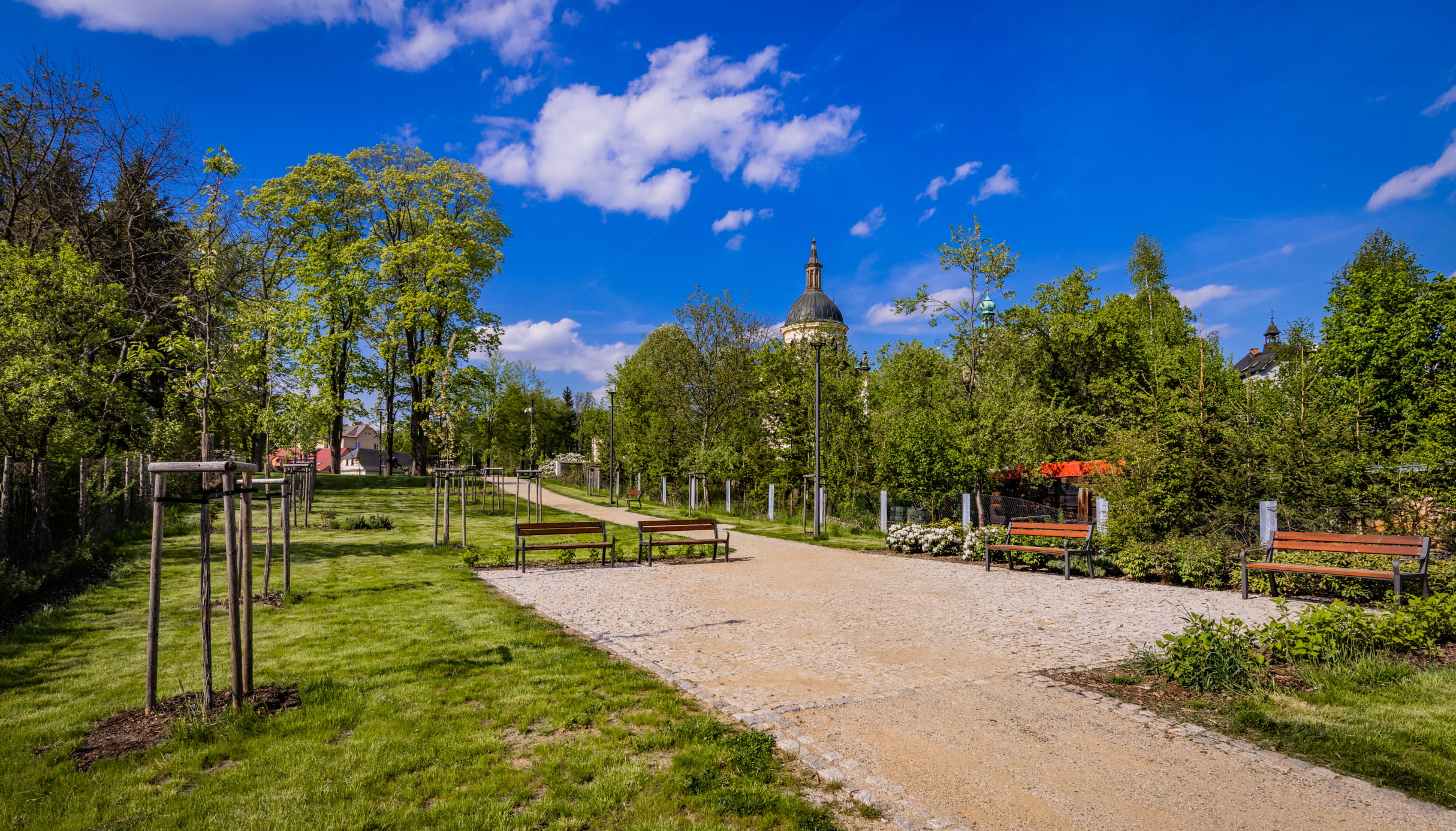 Park Franze Preidla, Česká Kamenice